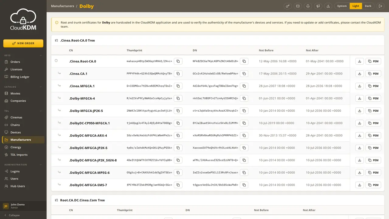 Always-Current Trusted Device List
